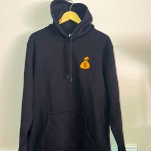 The AS Colour Stencil Black Hoodie Large.